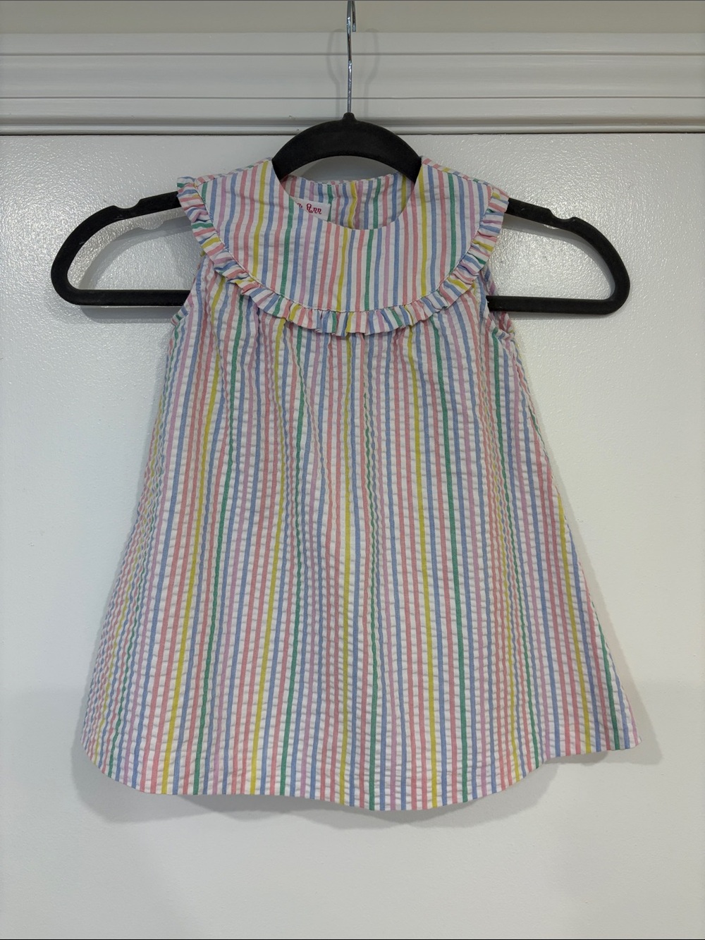 Jessica Ann Striped Seersucker Dress